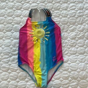 Betsey Johnson girls swim suit - size 6